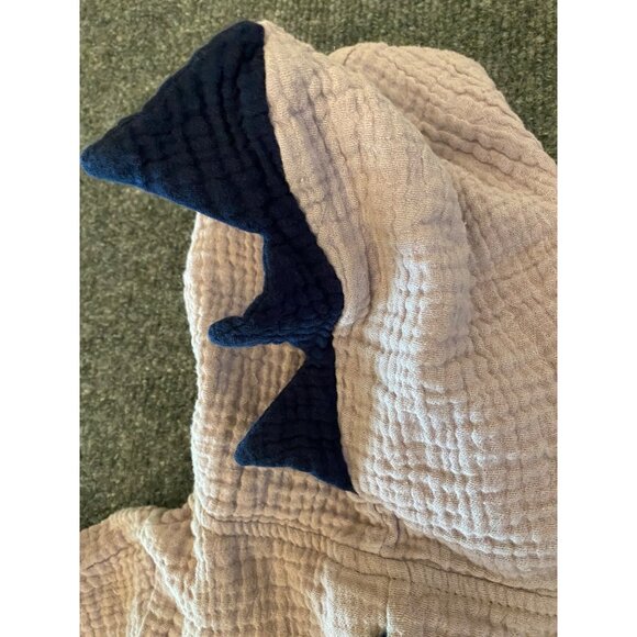 Crinkled Cotton Dino Romper Toddler 18-24m Lavender Zip Up Hooded 1-pc. (EU‎ 90) - Picture 4 of 12